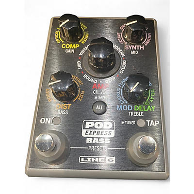 Used Line 6 POD EXPRESS BASS Effect Pedal