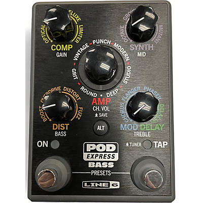 Used Line 6 POD EXPRESS BASS Effect Processor