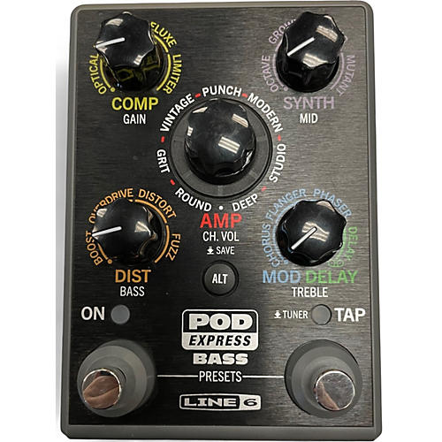 Used Line 6 POD EXPRESS BASS Effect Processor