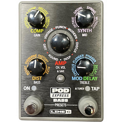 Used Line 6 POD EXPRESS BASS Effect Processor