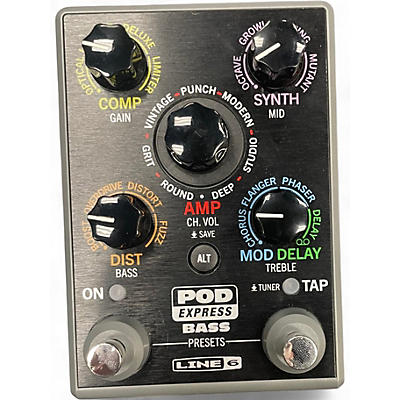Used Line 6 POD EXPRESS BASS  Effect Processor