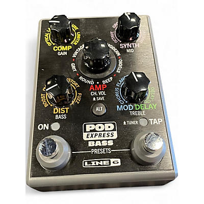 Used Line 6 POD EXPRESS BASS Effect Processor