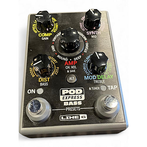 Used Line 6 POD EXPRESS BASS Effect Processor