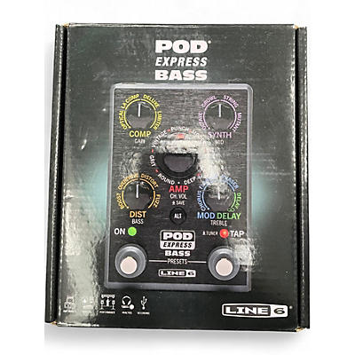 Used Line 6 POD EXPRESS BASS Effect Processor