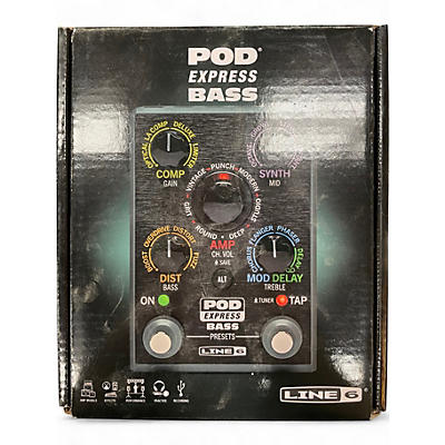 Used Line 6 POD EXPRESS BASS Effect Processor
