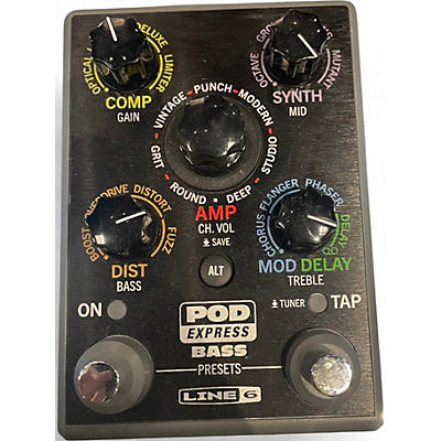 Used Line 6 POD EXPRESS BASS Effect Processor