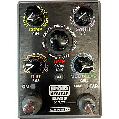 Used Line 6 POD EXPRESS BASS Effect Processor