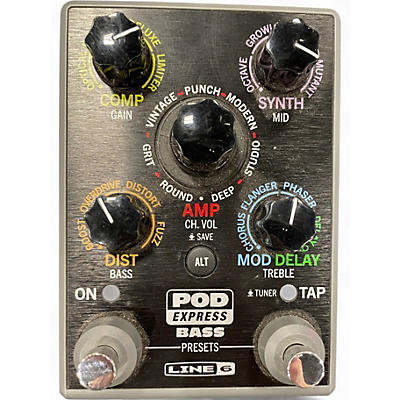 Used Line 6 POD EXPRESS BASS Effect Processor