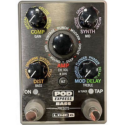 Used Line 6 POD EXPRESS BASS Effect Processor