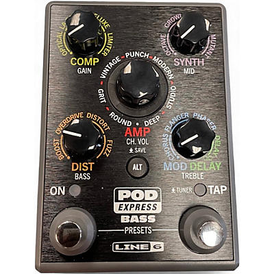 Used Line 6 POD EXPRESS BASS Effect Processor