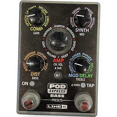 Used Line 6 POD EXPRESS BASS Effect Processor