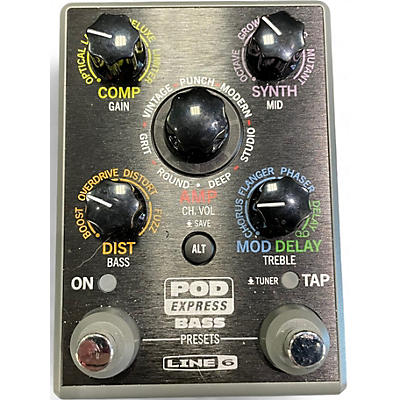 Used Line 6 POD EXPRESS BASS Effect Processor