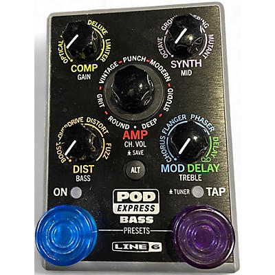 Used Line 6 POD EXPRESS BASS Effect Processor