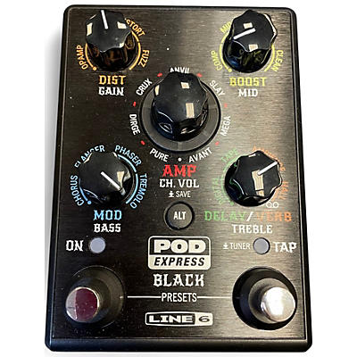 Used Line 6 POD EXPRESS BLACK Effect Processor