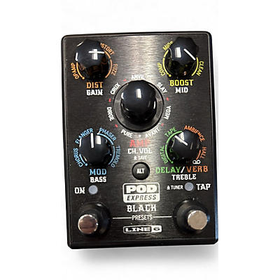 Used Line 6 POD EXPRESS BLACK Effect Processor