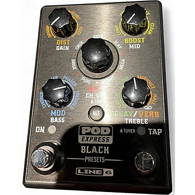 Used Line 6 POD EXPRESS BLACK Effect Processor