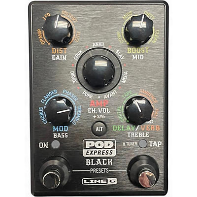 Used Line 6 POD EXPRESS BLACK Effect Processor