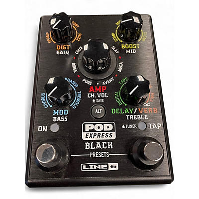 Used Line 6 POD EXPRESS BLACK Effect Processor