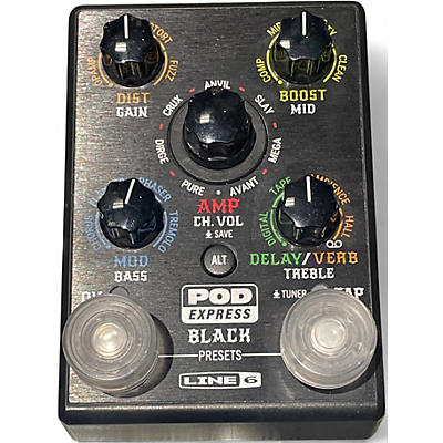 Used Line 6 POD EXPRESS BLACK Effect Processor