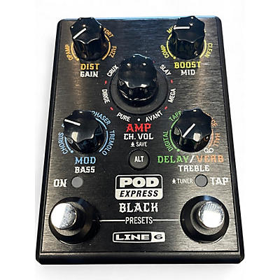 Used Line 6 POD EXPRESS BLACK Effect Processor