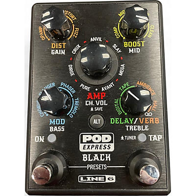 Used Line 6 POD EXPRESS BLACK Effect Processor