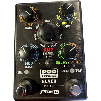 Used Line 6 POD EXPRESS BLACK Pedal