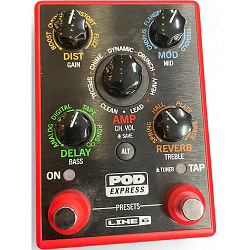 Used Line 6 POD EXPRESS Effect Processor