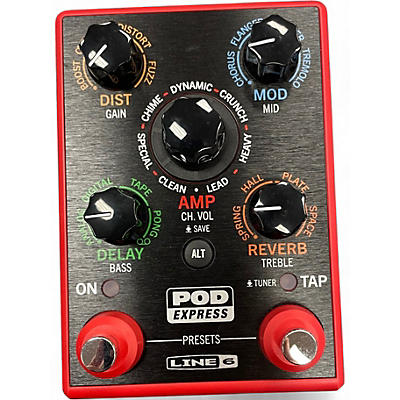Used Line 6 POD EXPRESS Effect Processor