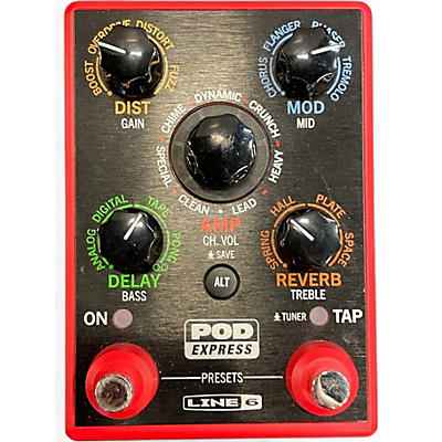 Used Line 6 POD EXPRESS GUITAR  Effect Processor