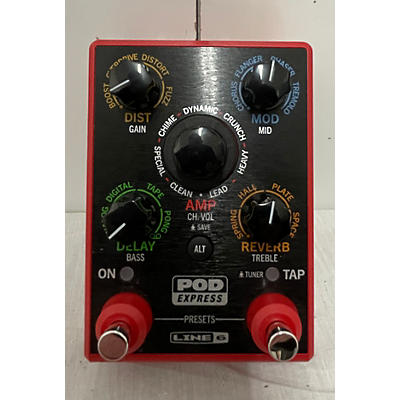 Line 6 Used Line 6 POD EXPRESS RED Effect Processor