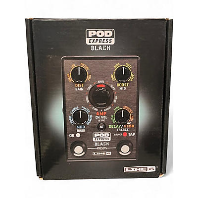Used Line 6 POD EXPRESS black Effect Pedal