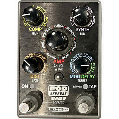 Used Line 6 POD Express Bass Bass Effect Pedal