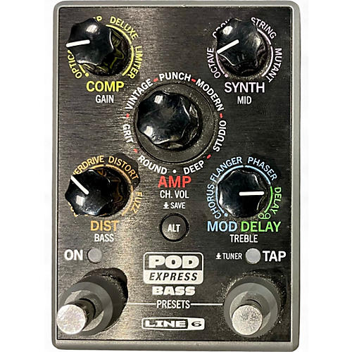 Used Line 6 POD Express Bass Bass Effect Pedal