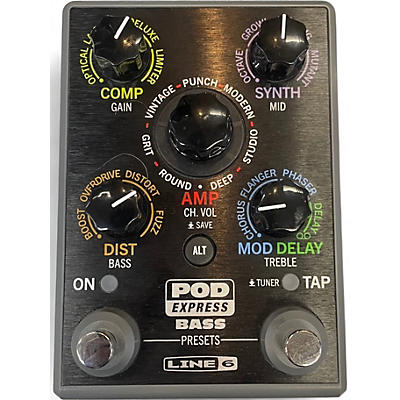 Used Line 6 POD Express Bass Bass Effect Pedal