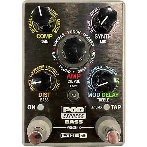 Used Line 6 POD Express Bass Effect Processor