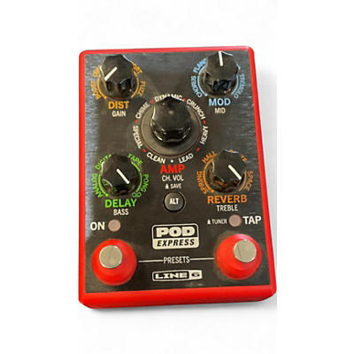 Used Line 6 POD Express Guitar Effect Processor