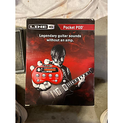 Line 6 Used Line 6 Pocket Pod Amp Modeler Effect Processor