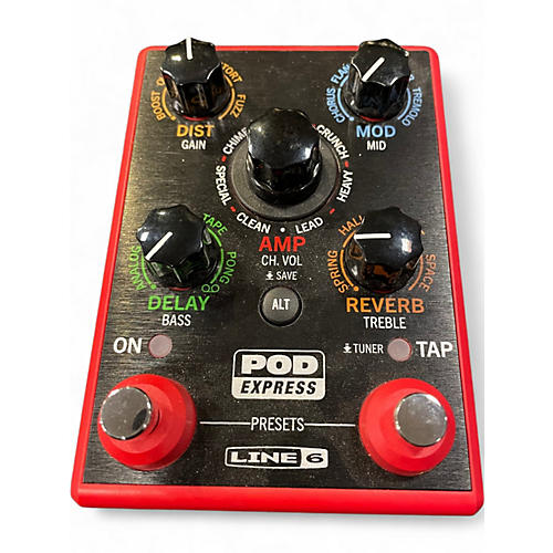 Used Line 6 Pocket Pod Express Amp Modeler Effect Processor