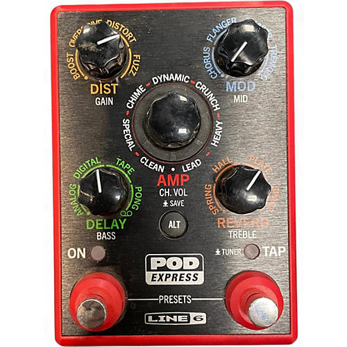 Used Line 6 Pocket Pod Express Amp Modeler Effect Processor