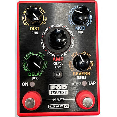 Used Line 6 Pocket Pod Express Amp Modeler Effect Processor