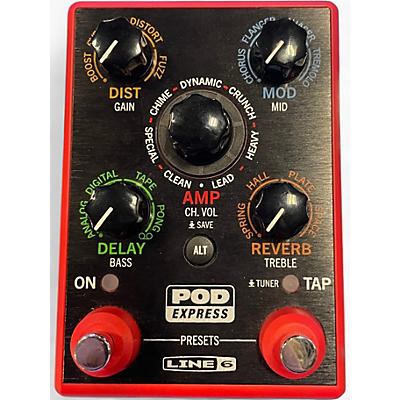Used Line 6 Pocket Pod Express Amp Modeler Effect Processor