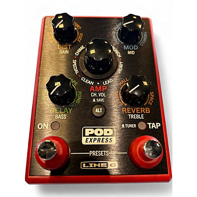 Used Line 6 Pocket Pod Express Amp Modeler Effect Processor