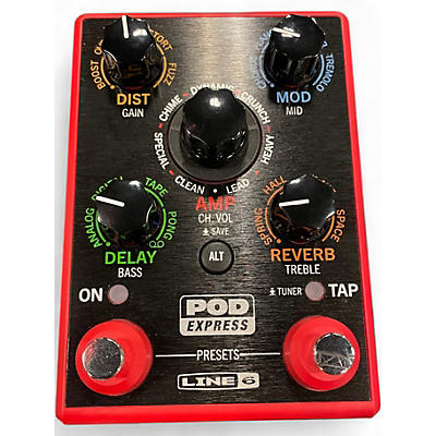 Used Line 6 Pocket Pod Express Amp Modeler Effect Processor