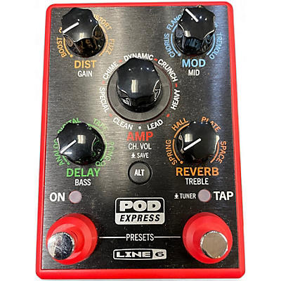 Used Line 6 Pocket Pod Express Amp Modeler Effect Processor