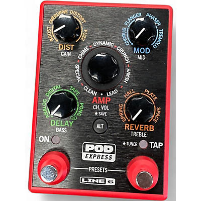 Used Line 6 Pocket Pod Express Amp Modeler Effect Processor