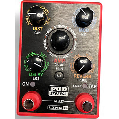 Used Line 6 Pocket Pod Express Amp Modeler Effect Processor