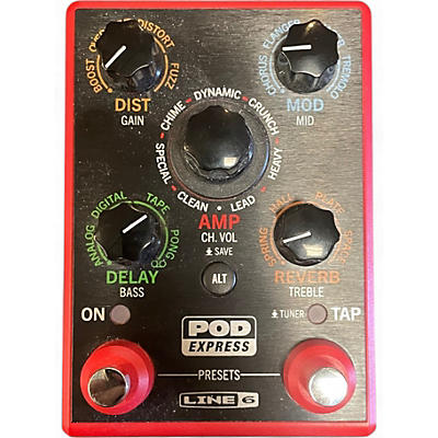 Used Line 6 Pocket Pod Express Amp Modeler Effect Processor