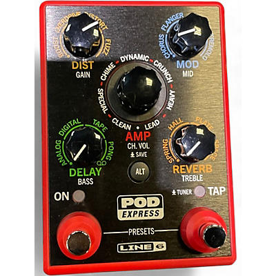 Used Line 6 Pocket Pod Express Amp Modeler Effect Processor