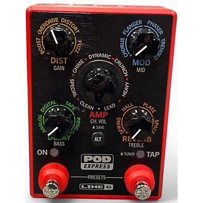 Used Line 6 Pocket Pod Express Amp Modeler Effect Processor