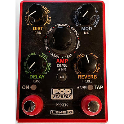 Used Line 6 Pocket Pod Express Amp Modeler Effect Processor